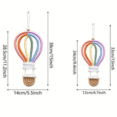Nordic Style Woven Rainbow Hanging Ornament Balloon Wall Decoration