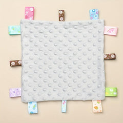 Baby Tag Security Blanket 24.99x24.99 cm, Grey