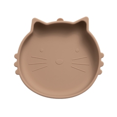 Cat Silicone Suction Plate for Babies Non Slip Food Tableware