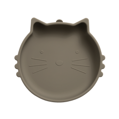 Cat Silicone Suction Plate for Babies Non Slip Food Tableware