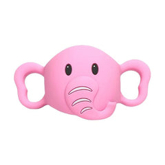 Cute Elephant Silicone Bottle Handle for Infants 0-3 Years