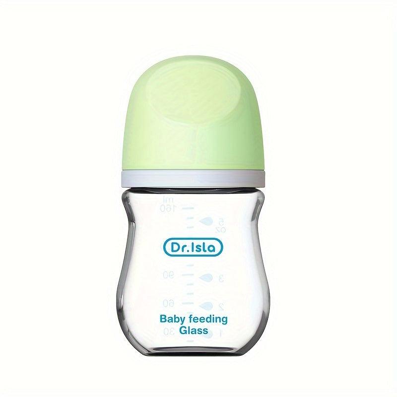 90ml 160ml Glass Milk Bottle Durable Safe Feeding Bottle