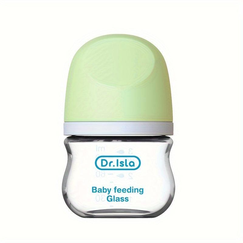 90ml 160ml Glass Milk Bottle Durable Safe Feeding Bottle