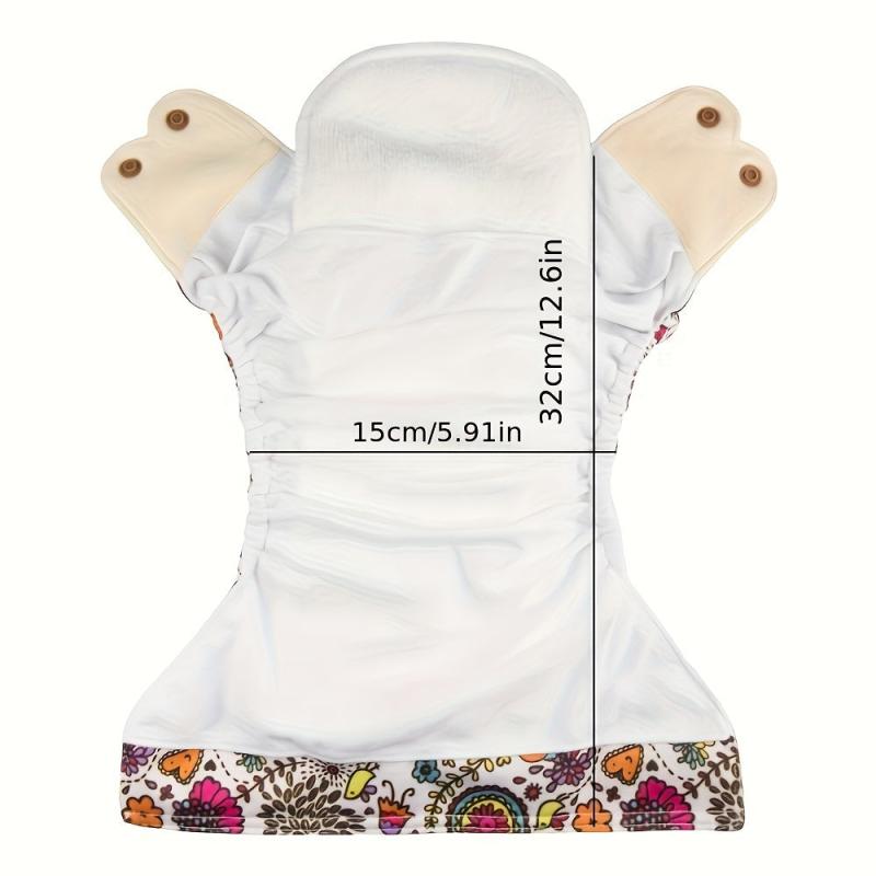4pcs Lion Cartoon Doodle Animal Training Diapers