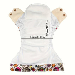 4pcs Lion Cartoon Doodle Animal Training Diapers