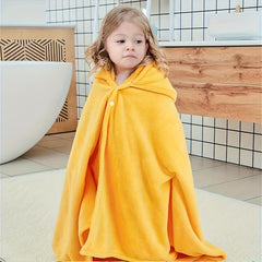 Kids Yellow Duck Hooded Bath Towel 55x27.5 inches