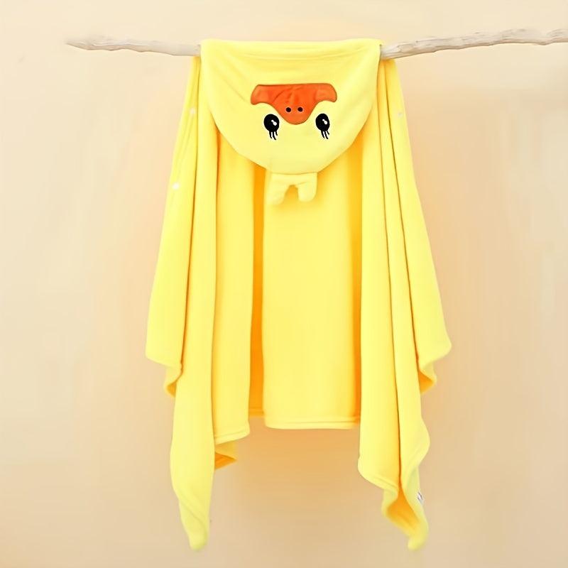 Kids Yellow Duck Hooded Bath Towel 55x27.5 inches