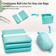 18.5cm Large Diaper Pail Replacement Bags for Dekor & Korbell