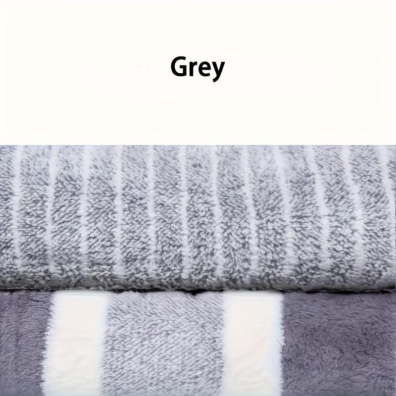 8pcs Coral Velvet Towel Set Household Bath Hand Face Guest Square Towel Co