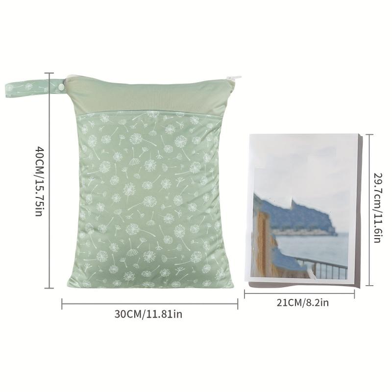 Reusable Waterproof Wet Dry Bag for Swimsuits & Cloth Diapers with Handle