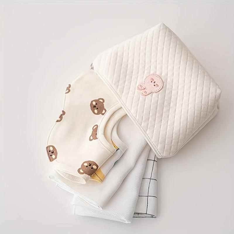 Bear Mom Travel Pouch Diaper Storage Bag Makeup Organizer