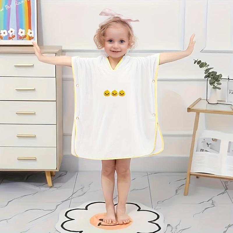 Kids Quick Dry Hooded Bath Towel Soft Wrap Animal Hand Wash
