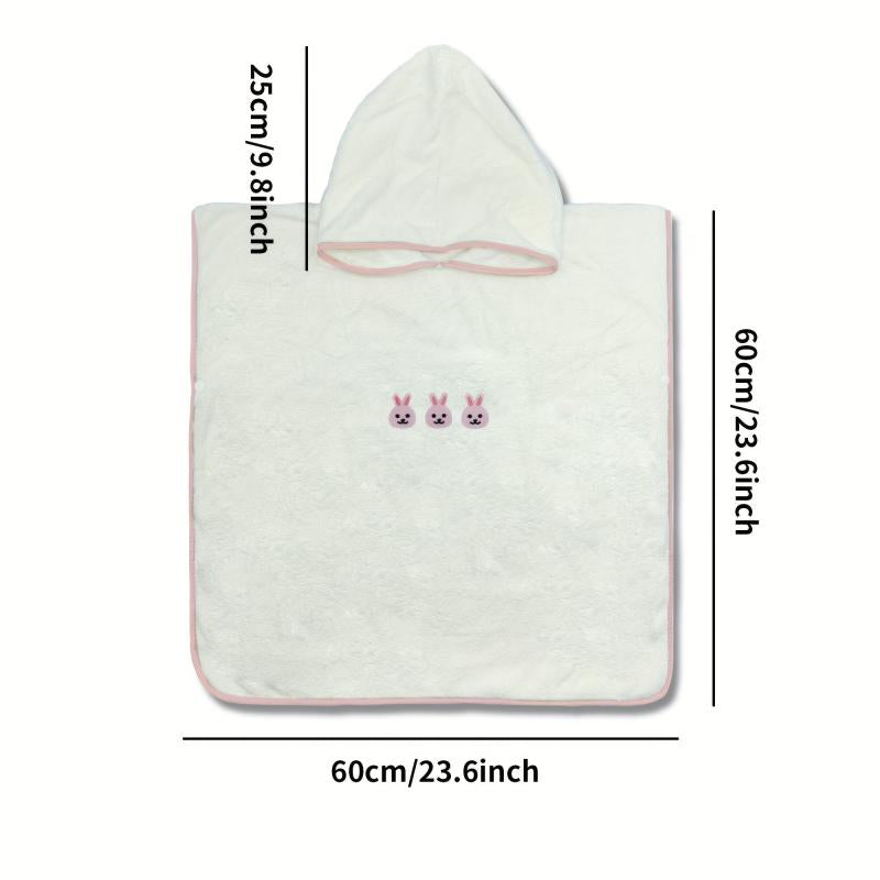 Kids Quick Dry Hooded Bath Towel Soft Wrap Animal Hand Wash