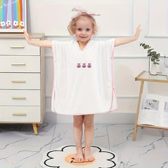 Kids Quick Dry Hooded Bath Towel Soft Wrap Animal Hand Wash