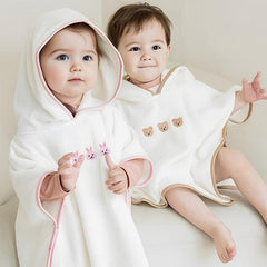 Kids Quick Dry Hooded Bath Towel Soft Wrap Animal Hand Wash