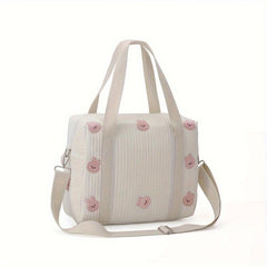 Embroidered Travel Bag for Moms Lightweight Large Capacity