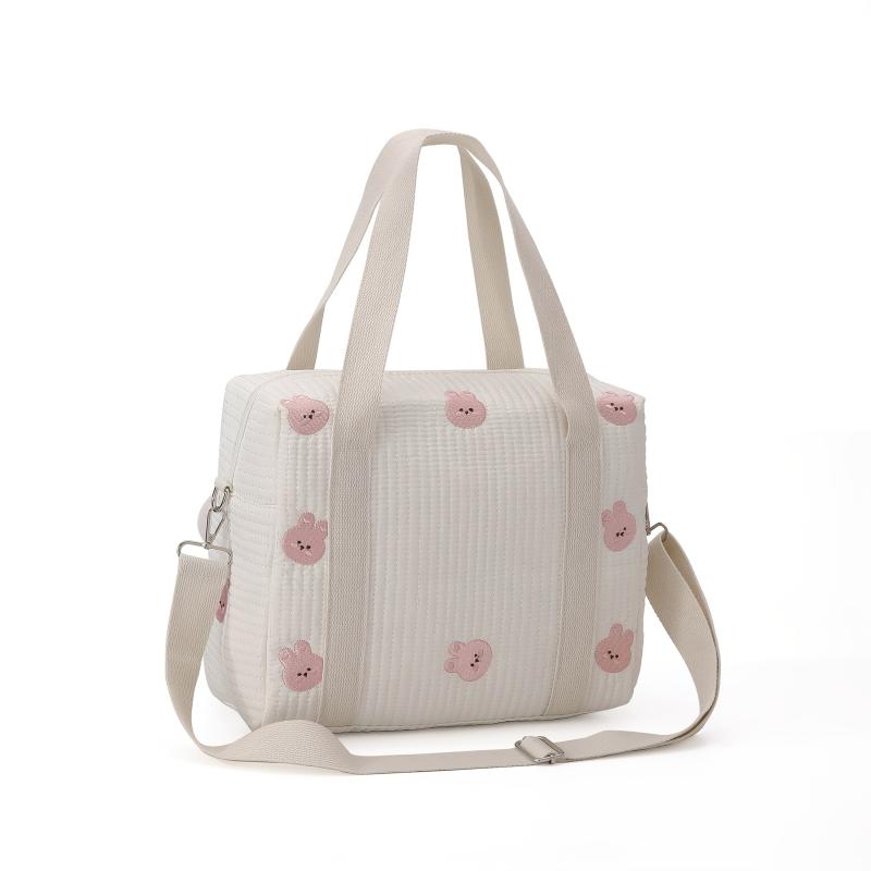 Embroidered Travel Bag for Moms Lightweight Large Capacity