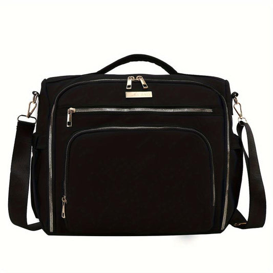 Spacious Diaper Bag Satchel for Moms - Beige