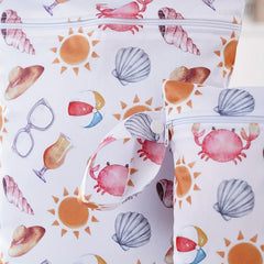 2pcs Wet Dry Bags for Baby Cloth Diapers & Swimsuits