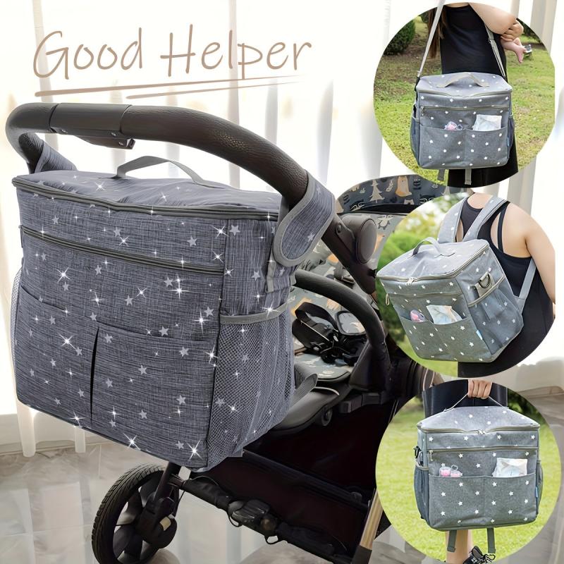 Stylish Diaper Bag Backpack for Stroller Essentials