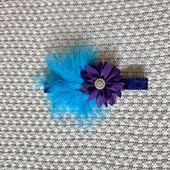 Purple Ballet Tutu & Headband Set - Floral Accent