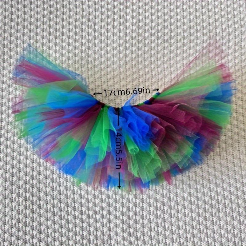 Purple Ballet Tutu & Headband Set - Floral Accent