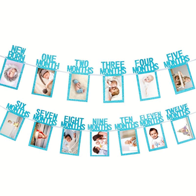 13pcs 1st Birthday Photo Album Keepsake & Decor