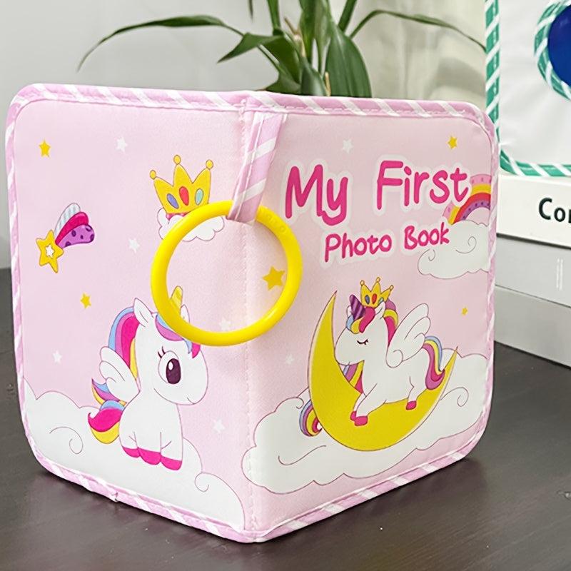 Soft Cloth Dinosaur Photo Book for Youngsters