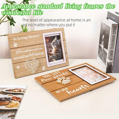 Wooden Picture Frame for Wall & Tabletop - Infants 0-3 Years