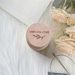 Umbilical Cord Wooden Keepsake Box Hair and Tooth Storage