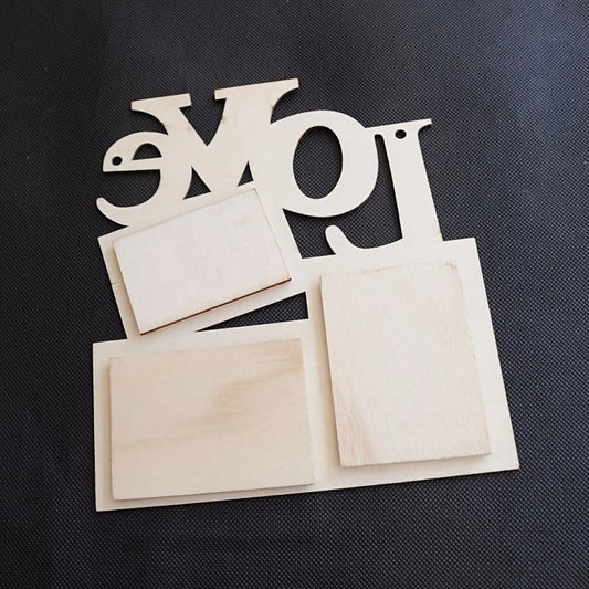 Wooden Love Photo Frame Family Picture Display Art Decor