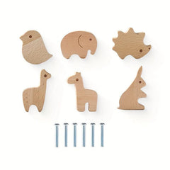Wooden Cartoon Drawer Pull Youngsters's Room Paradise