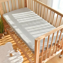 Soft & Breathable Kids' Fitted Sheet 110x60 130x70cm Khaki Gray
