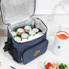 Puppy Lunch Tote Insulated Bag Adjustable Strap Office Work Picnic
