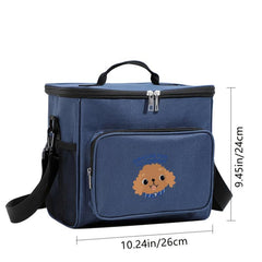 Puppy Lunch Tote Insulated Bag Adjustable Strap Office Work Picnic