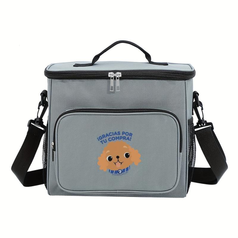 Puppy Lunch Tote Insulated Bag Adjustable Strap Office Work Picnic