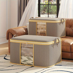 Large Foldable Storage Bag with Reinforced Handle