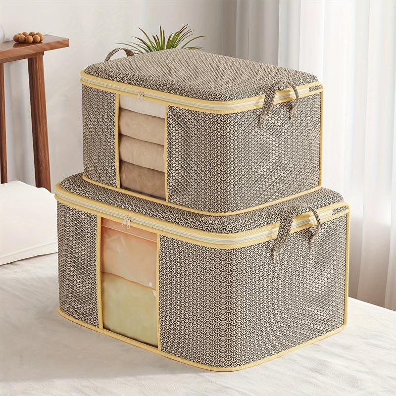 Large Foldable Storage Bag with Reinforced Handle