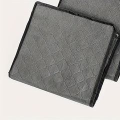 Large Storage Bag with Lid & Handles for Clothes Blankets Toys