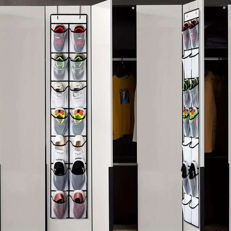 Fabric Hanging Storage Organizer Door Back Organizer for Shoes Clothes Toys