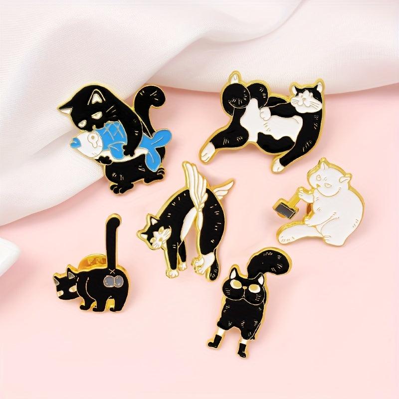 Puss In Boots Cartoon Enamel Brooch