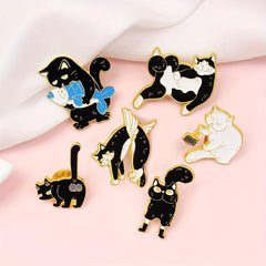 Puss In Boots Cartoon Enamel Brooch
