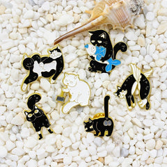 Puss In Boots Cartoon Enamel Brooch
