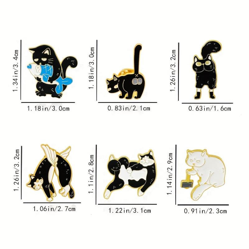 Puss In Boots Cartoon Enamel Brooch