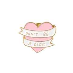Pink Love Micro Pin Brooch for Jackets and Bags