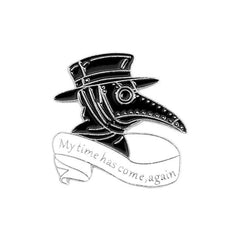 Creative Crow Brooch Men's Pin Wounded Crow Design