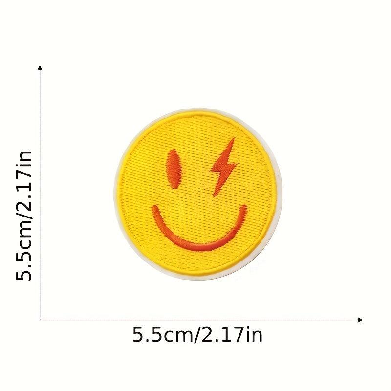 16pcs Pink Cartoon Iron On Patches Sew On Embroidered Applique Repair