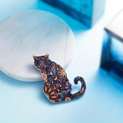 Personality Kitten Acrylic Brooch Jewelry Corsage
