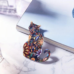 Personality Kitten Acrylic Brooch Jewelry Corsage