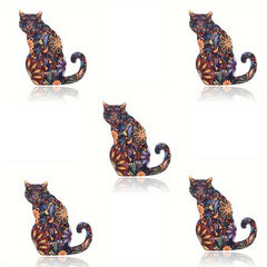 Personality Kitten Acrylic Brooch Jewelry Corsage